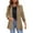 Khaki, variant on under $15 Turilly Women Coats Winter Jacket Fashion Women Turn Down Collar Long Sleeve Casual Coat Cardigan Blouse