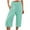 C-Green, variant on Summer Capris for Women Cropped Flare Pant Leg Cut Big & Tall Size Polyester Ladies Cotton Capris Pants Capris Pants Style C-20 Navy L