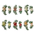 thumbnail image 4 of Yuarrent Kit de flores de artificial, guirnaldas, peonía realista, cartel de bienvenida, ramos, decoración de pared, utilería para fotografía, Kits de decoración para fiestas Naranja 80cm Yuarrent HA084084-06, 4 of 6