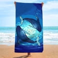 thumbnail image 4 of Toalla de microfibra para natación, absorbente, deportiva, estampada, de secado rápido, 4 of 5