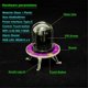 thumbnail image 2 of Bitcoin RGB Nixie Tube Clock Smart WIFI Networked LED Night, 2 of 5