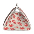 thumbnail image 3 of Lsque Crab Lobster 1 Printed Long Tissue Box Cover Holder, Facial Paper Organizer Dispenser,Triangle with Bottom Belt, PVC Leather Decorative Organizer, 3 of 9