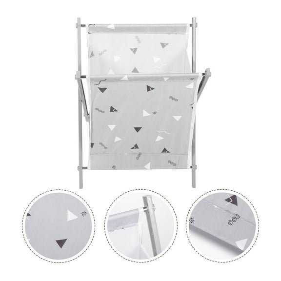 ADDHAT Laundry Basket Stainless Steel 1Pcs 14.6x14.6in