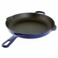 thumbnail image 4 of Chantal TC63-26 BA 10" Round Enamel Skillet-Sea Blue Cast Iron Cookware, Diameter, 4 of 16
