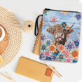 thumbnail image 4 of HELLHERO Little Cow Flowers Polyester Bible Cover Case for Friend Church Bible Bag with Washable Carrying Book Case Book Storage Bag for Textbooks Paperbacks Student Bag, 4 of 8