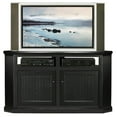 thumbnail image 1 of Eagle Furniture 72564PLSS 56 in. Coastal Corner TV Cart with 2 Plain Glass Wood Framed Doors, Summer Sage, 1 of 1