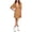 Brown - brown, variant on Free People Womens Mockingbird Mesh Inset Mini Dress, Black, 2