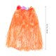 thumbnail image 4 of WORGEOUS 6 Unids Hawai Tropical Hula Grass Dance Falda Kids Flower Leis Pulseras Diadema Collar Sujetador Conjunto 40 cm (Falda Naranja), 4 of 6