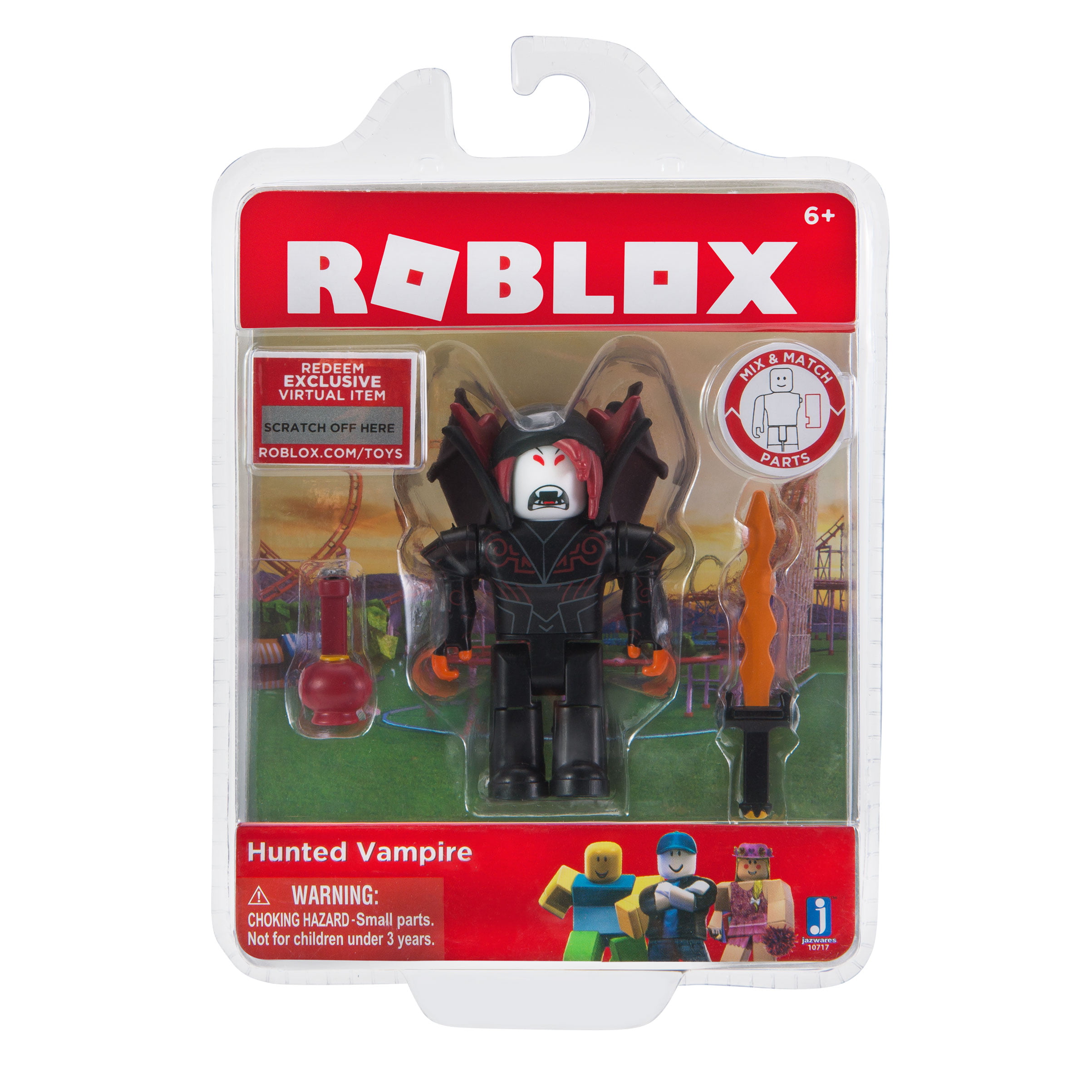 Roblox Action Collection Hunted Vampire Figure Pack Includes Exclusive Virtual Item Walmart Com Walmart Com - vampire hunters 2 roblox fan art