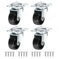 thumbnail image 1 of 2/4 Pcs Roulettes Pivotantes Robustes Silencieuses pour Meubles Roulettes Rotatives avec Verrou de Sécurité Frein pour Table Chaise Canapé, Fiable, 1 of 6