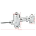 thumbnail image 1 of Flush Valve Durable Manual Flush Valve Office Hotel Bathroom Toilet Hand Pressing Flushing Tool, 1 of 8