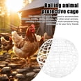 thumbnail image 2 of Visland Ball Shaped Movable Chicken House Rollable Poultry Enclosure Round Hutch Plastic Chicken Coop Safety Cage to Prevent Dog Bites for Chicks Rabbits Birds, 2 of 8