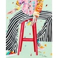 thumbnail image 2 of Beer, Pamela K.  12x14 White Modern Wood Framed Museum Art Print Titled - The Storyteller, 2 of 4