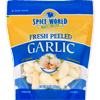 Spice World Peeled Garlic, Bag, 6 oz