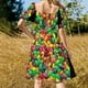 thumbnail image 5 of Vestido de manga corta con estampado de caramelos reales de Jelly Bean, ropa de mujer, vestidos de fiesta , vestido de mujer, mono de verano para mujer, vestido, 5 of 7