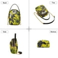 thumbnail image 3 of FORMRS Crossbody Bag for Women Quilted Travel Shoulder Cell Phone Purse with Chain Strap Handbag, Yellow Flowers, 3 of 7