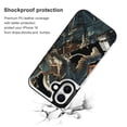 thumbnail image 2 of Compatible with iPhone 11 12 13 mini 14 15 16 Pro Max Plus Wallet Case with Card Holder, PU Leather Kickstand Card Slots Case ( Astronaut, iPhone 16 Pro), 2 of 7