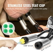BENTISM Electric Cow Milking Machine Milking Equipment 25L 304 Stainless Steel