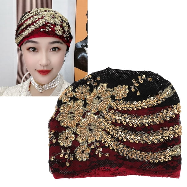 Gorro Para La Cabeza, Gorro Floral Ligero Y Transpirable Para La Cabeza, Apto Para Todas Las Estaciones, Multiusos Para La Vida Diaria, El Sueño Y La Aptitud