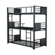 thumbnail image 1 of Litera Atlas del Descanso modelo Sandra para 3 colchones individuales color negro, 1 of 7
