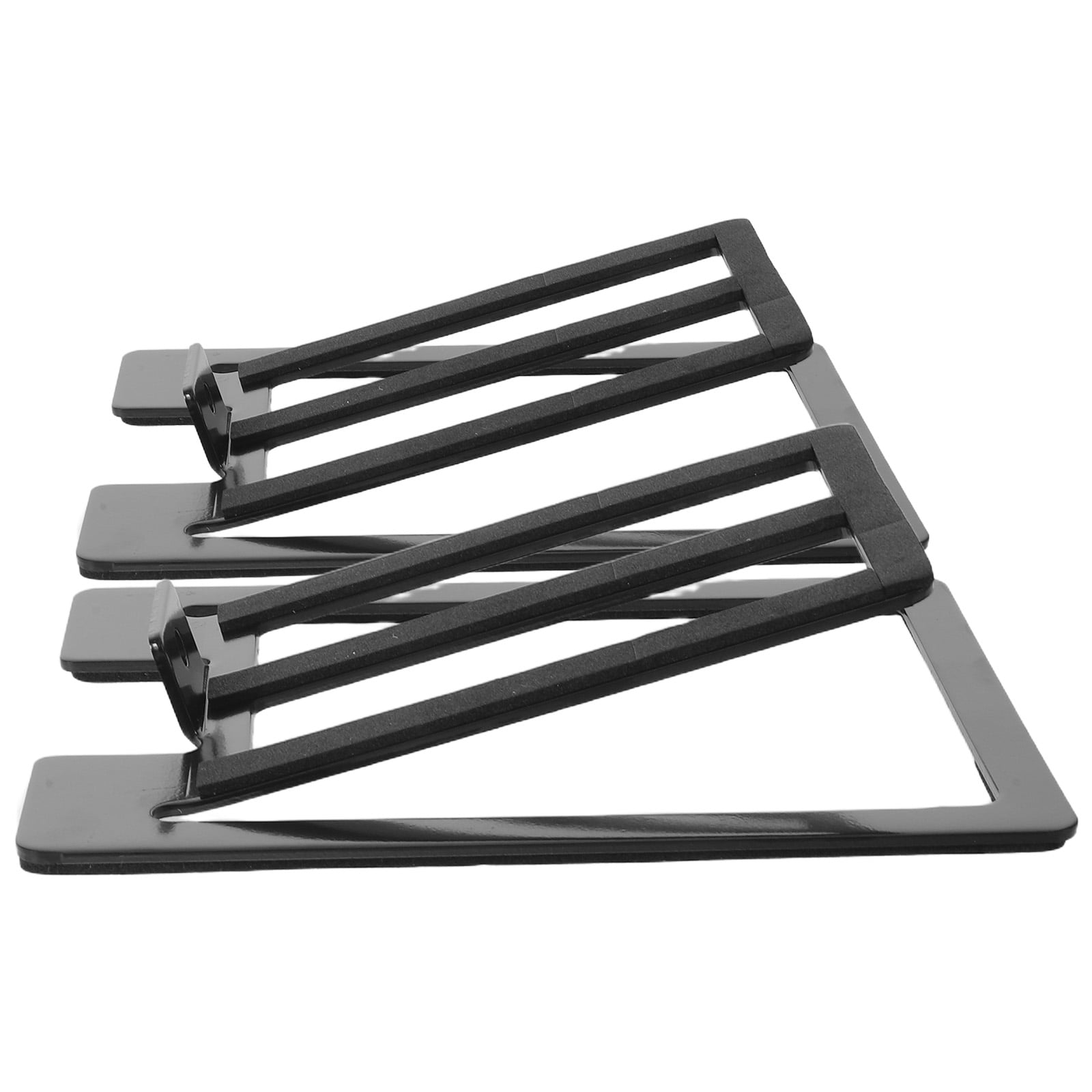 Alasum Metal Speaker Stands for Desk, 1 Pair with Non- Pads, Universal Compatibility for Home and Office Audio