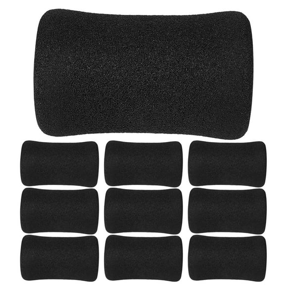 WORGEOUS 10pcs AB Manga de entrenamiento Rolling Roller Roller Gym Ejercicio Pads de esponja Roller Roller Reemplazos de almohadillas