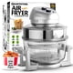 thumbnail image 1 of Big Boss 16Qt Large Air Fryer Oven – Large Halogen Oven Cooker with 50+ Air Fryers Recipe Book for Quick + Easy Meals for Entire Family, AirFryer Oven Makes Healthier Crispy Foods – Silver, 1 of 5