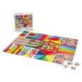 thumbnail image 2 of 500-Piece Big Ben Jigsaw Puzzle, Colorful Collage, 2 of 4