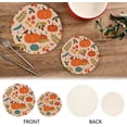 thumbnail image 4 of GZHJMY Autumn Harvest Pumpkin Pot Holder Trivets Set of 2, Heat Resistant Cotton Rope Round Trivets for Hot Dishes, Bowl,Teapot, Hot Pot and Pans, 4 of 7