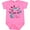Raspberry, variant on Inktastic I Love My Gigi Pink and Blue Fox with Hearts Boys or Girls Baby Bodysuit