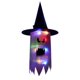 thumbnail image 1 of Sombreros de bruja fantasma iluminados para colgar en Halloween, cadena de luces LED, decoración colgante para Halloween, árbol exterior, porche y patio, 1 of 9
