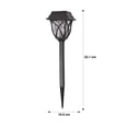 thumbnail image 4 of Mainstays Solar LED Square Pathway Light Set 6-Pack - Warm White, 4 of 4