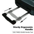 thumbnail image 4 of 3-Piece Luggage Sets,Luggage Suitcase PC+ABS,Lightweight Suitcase with TSA Lock Spinner,Suitcase with 4-Wheel Spinner (20", 24", 28"), Dark Green, 4 of 5