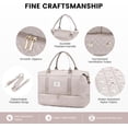 thumbnail image 5 of LOVEVOOK Travel Duffle Bag,Weekender Bags for Women with Shoe Compartment，Carry on Overnight Bag with Toiletry Bag,Gym Duffel Bag with Wet Pocket, Hospital Bags for Labor and Delivery, 5 of 6
