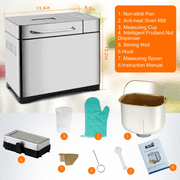 KBS 19-in-1 2LB Bread Maker Machine Fully Automatic LCD Display Stainless Steel Model# 013