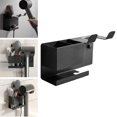 thumbnail image 4 of Soporte para secador de pelo Baoblaze Aluminio negro almacenamiento duradero, 4 of 7