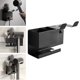 thumbnail image 4 of Soporte para secador de pelo Baoblaze Aluminio negro almacenamiento duradero, 4 of 7
