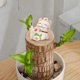 thumbnail image 1 of Adorno de Gatos Adorables, Adorno de Árbol de Dinero de Madera para Decoración del Hogar en la Sala de Estar, Adorno de Flor de Cerezo de Madera de Brasil Gato de la Suerte, 1 of 3