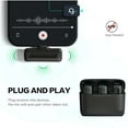 thumbnail image 6 of cpengpj 2.4G Wireless Lavalier Microphone System with Noise Cancelling, Type-C Plug and Play, Dual Transmitters and Charging Case for Live Streaming, Recording, 7Hrs Battery, Portable Design, 6 of 9