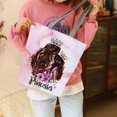 thumbnail image 4 of HEVIRGO Big Capacity Washable Foldable Shoulder Pouch Cute Mom Baby Print Tote Pouch for Work, 4 of 10