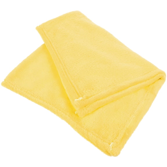 Pretyzoom Yellow Solid Color Pet Blanket Made of Premium Flannel for Extra Warmth and Durability