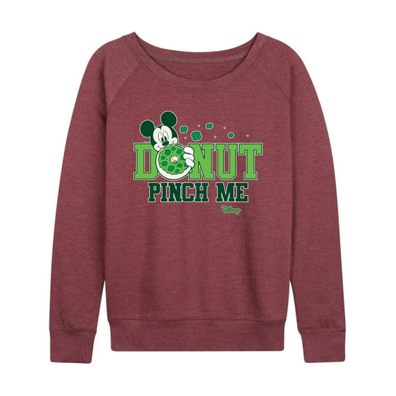 Disney - Donut Pinch Me - Women's Lightweight French Terry Long Sleeve Shirt