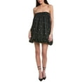 thumbnail image 2 of A.L.C. womens  Holly Bubble Mini Dress, 2, Black, 2 of 4