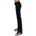 thumbnail image 2 of KHAKI & BLUE Women's Work Pants – Mid Rise Relaxed Fit Straight Leg Cargo Casual Trousers with Multi Pockets, 2 of 6
