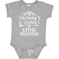 thumbnail image 3 of Inktastic Mommy and Daddy Little Valentine Boys or Girls Baby Bodysuit, 3 of 5