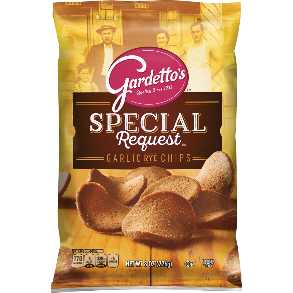 Gardetto's Snack Mix Special Request Roasted Garlic Rye Chips, 8 oz