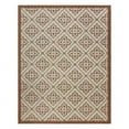 thumbnail image 2 of Gertmenian Paseo Bran Transitional Damask Red and Sand Outdoor Area Rug, 8x10, 2 of 8