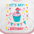 thumbnail image 4 of Inktastic Colorful Cupcake and Confetti Girls 2nd Birthday Boys or Girls Baby Bib, 4 of 4