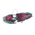 thumbnail image 4 of Shipwreck Aquarium Decorations, Hiding Place Fish  Shipwreck Decorations 2 Parts with Interface for Fish  Dark Color, 4 of 8