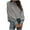 Gray, variant on IROINNID Womens Sweater Turtleneck Pullover Sweater Solid Color Comfy Short Length Long Sleeve Sweater Tops